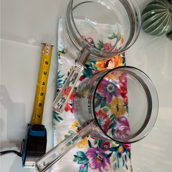 Vintage 1980’s Pyrex glass clear double boiler. - Picture 3 of 4